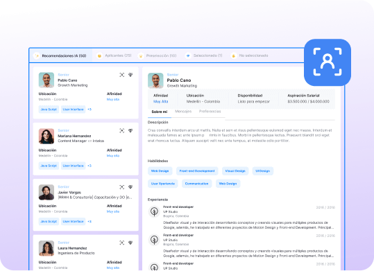 Feature Recomendación de talento con IA